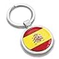 thumbnail image 3 of 3D Metal Spain Spanish National Flag Keyring Key Chain Gift Men Women Keychain Giftbox KK 191, 3 of 4