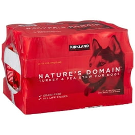 Kirkland Signature Nature s Domain Canned Dog Food Turkey Pea Stew 13.2 oz 24 count 1PK Walmart