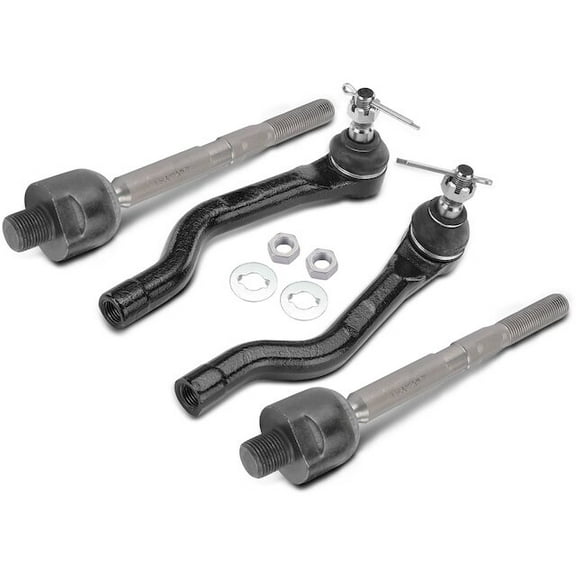 Front Tie Rod End Kit 4 - Compatible with 2015 - 2020 Acura TLX 3.5L V6 - Autopart Premium