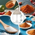 thumbnail image 2 of TIELUTT Container Transparent Jar with Lid & Measuring Spoon | Kitchen Gadgets & Gadgets for Dried and Set Small Glass Ramekins for Glass Small with Lids Spoon 100 Silicone Seasoning Shakers, 2 of 8