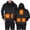 Black#4, variant on Plus Size Unisex Heated Hoodie with USB Rechargeable Thermal Sweatshirt, Washable Electric Warming Pullover for Men and Women | 3 Heat Carbon Fiber Winter Hoodie for Outdoor Sports