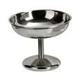 thumbnail image 3 of Vaso de postre redondo de acero inoxidable con base ancha y pesada, ideal para fiestas en casa, 4.1 x 3.2 pulgadas, multifuncional., 3 of 9