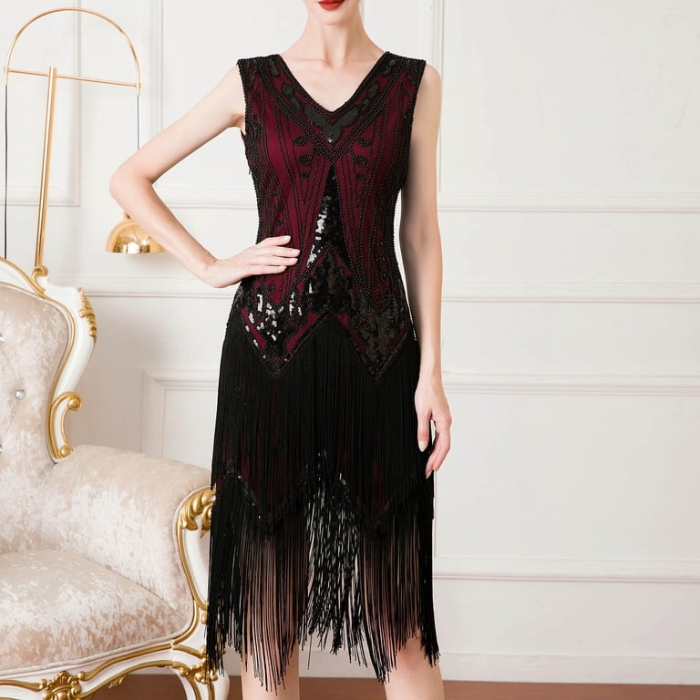 Uppada Womens Fall Wedding Guest Dresses Semi formal V Neck Long Dresses Plus Size formal Dresses Bodycon Wrap Dress Side Slit Party Gown Deal of Day,