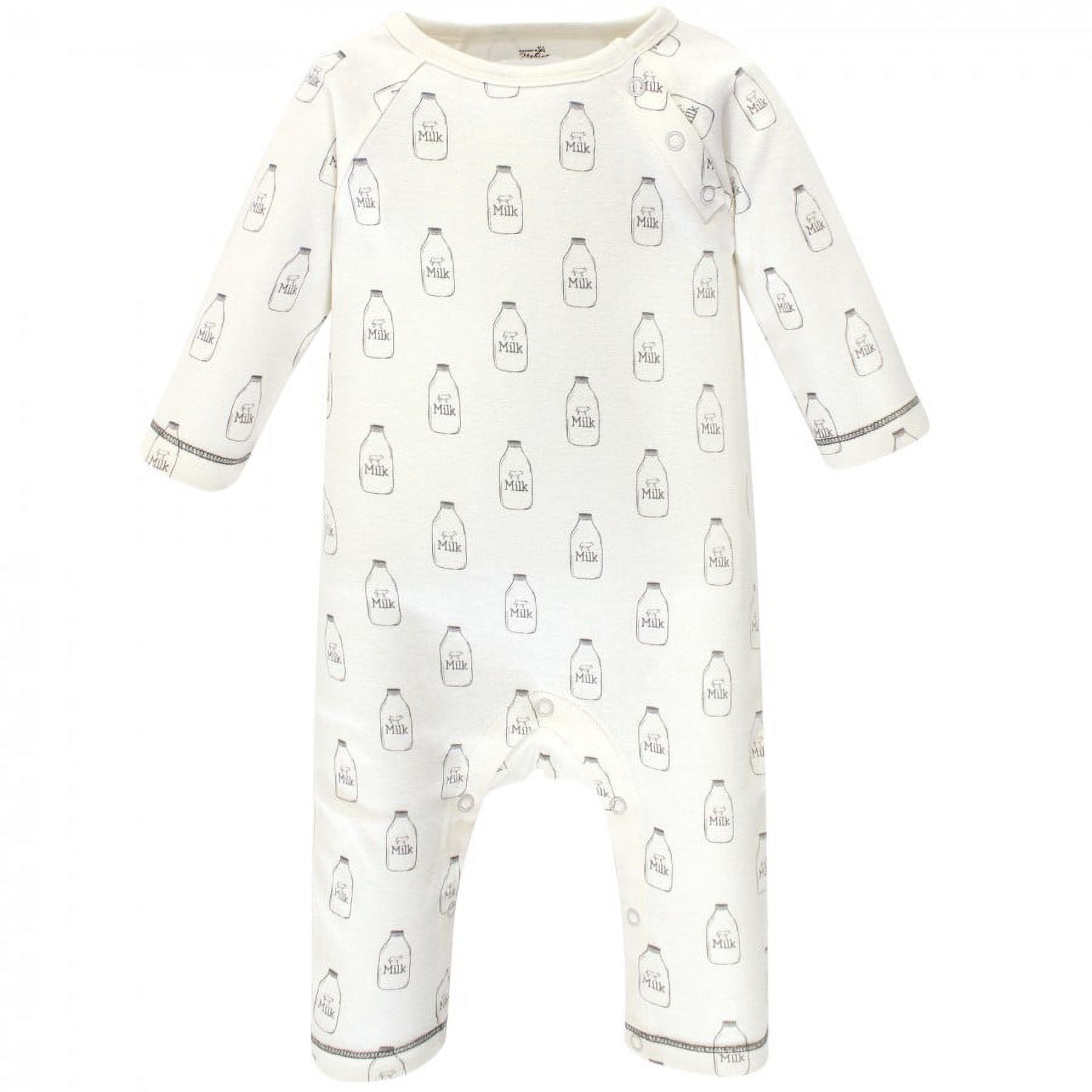 Touched by Nature Baby Organic Cotton Coveralls 3pk, Farm Friends, 3-6 Months