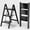 3 step ladder, variant on Step Ladder 3 Step Folding, Sturdy 330 Lbs Small Step Stool for Adults, Closet Step Stool Ladder with Anti-Slip Wide Pedals, Portable Folding Ladder for Home Kitchen Office