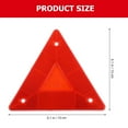 thumbnail image 2 of UPOUART 6pcs Car Triangle Warning Sign to Reduce Driving Accidents for Vehicles, 2 of 5