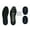 Black, variant on Softior Memory Foam Shoe Insoles, Inserts for Back Pain, Women's Size 5-11, (Lime Green)