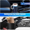 thumbnail image 3 of AIR-Car Cup Holder Expander Adjustable Base with Phone Mount 360° Rotation Cup Holder Cell Phone Holder for Car Compatible with All Smartphones 2024 (Black,Grey), 3 of 4