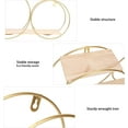 thumbnail image 5 of Haitral 3" x 17" 2-Tier Gold Floating Shelf, 5 of 5