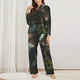 thumbnail image 2 of Balery Forest Stone-Colored Dragon Conjunto de Pijama con Estampado para Mujer, Conjunto de Dos Piezas con Manga Larga, Ropa de Dormir Suave con Bolsillos, Pijamas Cómodos-Small, 2 of 7