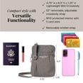 thumbnail image 4 of Bolso Baggallini Bryant Pouch RFID Plateado con Estampado de Guepardo, 4 of 9