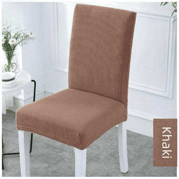 Funda de silla gruesa de media silla elástica multicolor para mesa de comedor de uso doméstico