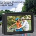 thumbnail image 3 of Handlebar Bike Mirror,4.3In 1080P Monitor Bicycle Rear View Camera,Night Vision Bike Camera for Mountain,EBike,Road Bike,1 * Monitor 1 * Camera 1 * USB Cable 1 * Mount set,Black, 3 of 8