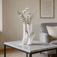 thumbnail image 4 of MMJ Vase Ballet Shoe Shaped Resin Modern Decorative Flower Planter Black White 5.91x4.72x9.17in for Home Desktop Centerpiece, 4 of 6