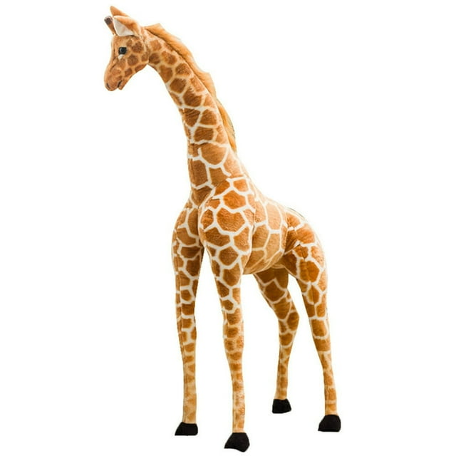 Simulation Giraffe Animal Plush Stuffed Doll Kids Toy Home Decor Photo Props