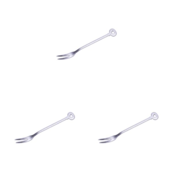 Wosthever tenedor de fruta postre ensalada tenedores hogar cocina vajilla pastel barbacoa fiesta snack bar herramientas cubiertos suministros Type1 NO1