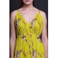 thumbnail image 5 of Bimba Bird Women Summer Printed V Neck Long MaxiÂ&nbsp;DressÂ&nbsp;Holiday Resort Wear-Medium, 5 of 5