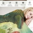 thumbnail image 3 of Fenyluxe Dinosaur Blanket Dinosaurs Throw Blankets Cozy Flannel Blanket Lightweight Blanket Dinosaur Gifts for Boys Girls Kids Teens for Couch Sofa Bed  60x80in, 3 of 6