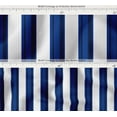 thumbnail image 4 of Soimoi 56 Inch Wide Waterproof Taffeta Fabric By 3 Yard | Blue Stripe Print | Outdoor Use for Furniture Covers, Umbrellas, Patio Decor & More, 4 of 7