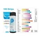 thumbnail image 2 of Paquete de 100 tiras reactivas para medir la calidad del agua, 16 parámetros, comprobador de la calidad del agua de piscinas y del hogar, kit de prueba de agua potable segura, 2 of 5