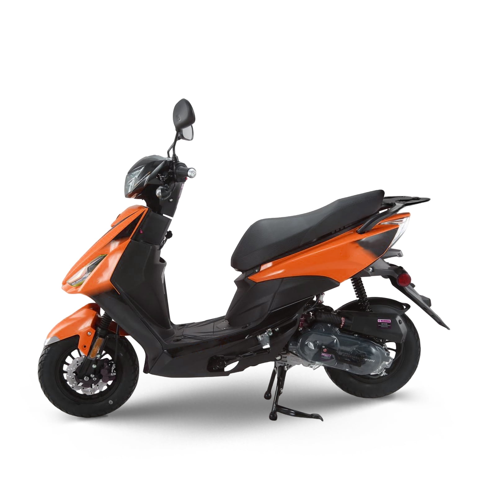 WAWA New 200cc Adult Moped Gas Motorcycle with LED Lights