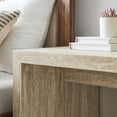 thumbnail image 6 of Mirella  Faux Travertine  Side Table in Travertine, 6 of 10
