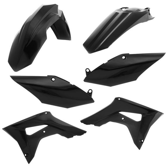 Acerbis Black Complete Plastic Body Kit (2630690001)