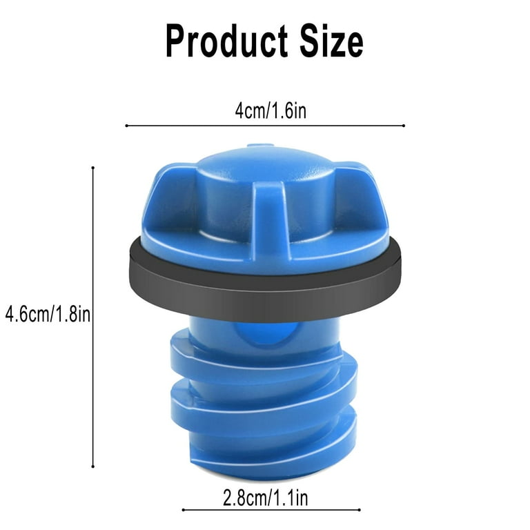Pcs Blue Replacement Drain Plug with Hose Connection for