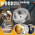 thumbnail image 5 of Sewing Scissors Small Wood Angle Grinding Wheel Angle Grinder Wood Carving Disc Diameter 75mm/Aperture 16mm/Thickness 20mm Wood Carving Disc Wood Grinder Woodworking Angle Grinder Attachment, 5 of 9