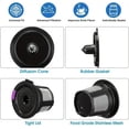 thumbnail image 4 of Reusable K Cups for Keurig, Universal Refillable Coffee Filters for Single Serve Coffee Maker, 3-Pack of Reusable Pods, Black, 4 of 9