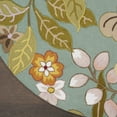 thumbnail image 3 of Nourison Fantasy Floral Aqua 7'6" x ROUND Area Rug, (8 Round), 3 of 10