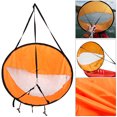 thumbnail image 4 of WEUVEB 1Set Kayak Wind Sail Orange Polyester Taffeta Foldable with Unbreakable Composite Batten, 4 of 8