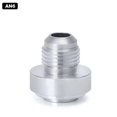 thumbnail image 1 of 1 Top High Quality Aluminum AN4 6 8 10 12 AN Straight Male Fitting Adapter Weld Bung Nitrous Hose Fitting Silver for Oil Cooler~1256, 1 of 1