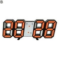 thumbnail image 3 of YAOMOBB Réveil Horloge Numérique LED 3D pour Décoration Murale et Usage Domestique, 3 of 6