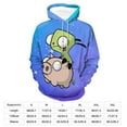 thumbnail image 2 of Invader Zim Hoodie Unisex 3d Novelty Hoodies Graphic Hoodies Pullover Sweatshirts For Men Women Teen S, 2 of 7