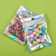 thumbnail image 4 of 100 bolsas de plástico Mylar transparentes con cierre hermético, resellables e impermeables a los olores, ideales para guardar alimentos, cuentas y joyas (10x7cm)., 4 of 7