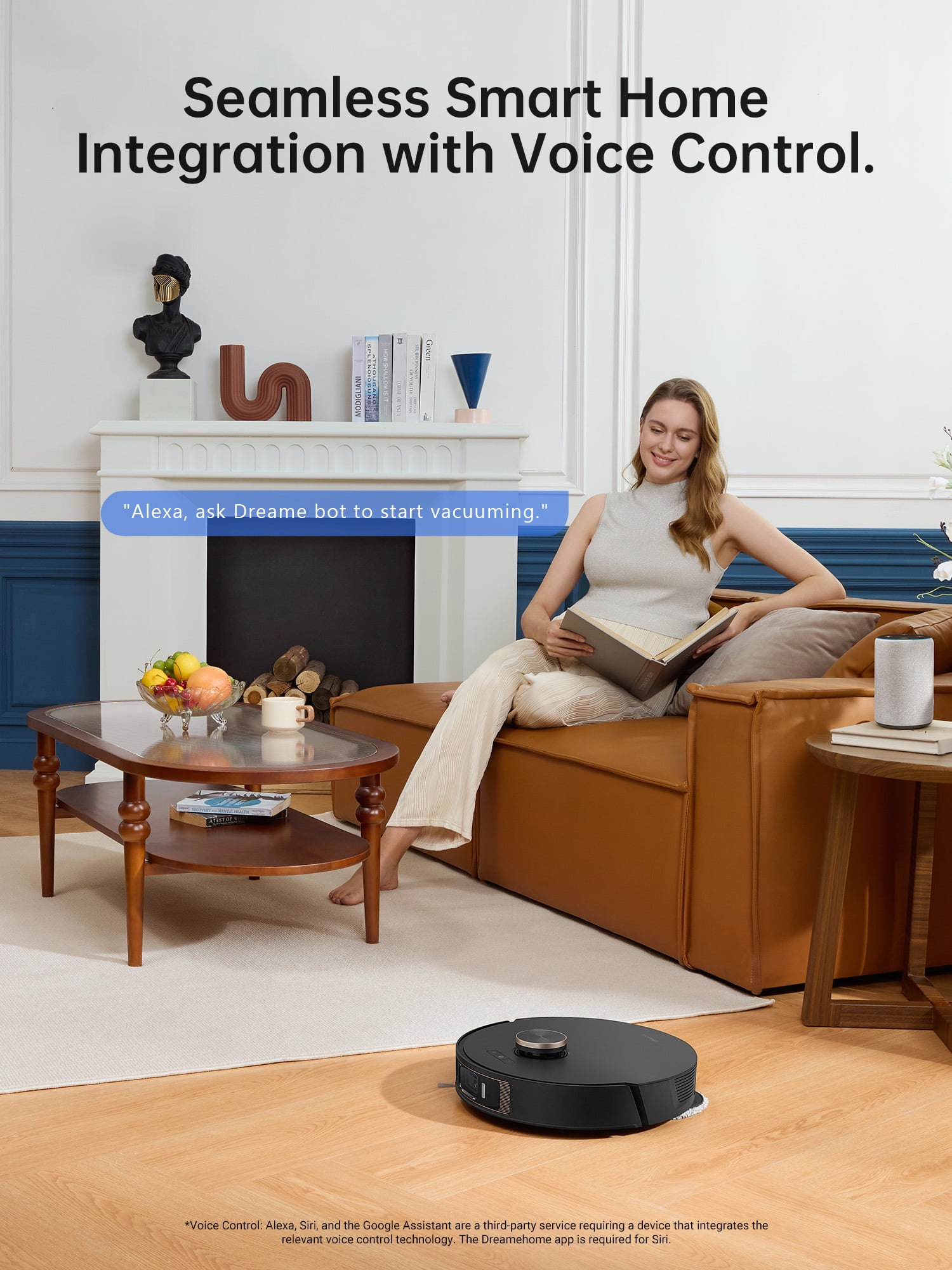 Dreame L30 Ultra Robot Vacuum, 7300Pa Suction, 136°F Hot Water Self-Cleaning, Mop Raising