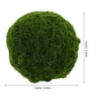 thumbnail image 2 of Artificial Moss Balls for Home Decor Realistic Green Plastic Foam DIY Crafts 3 Pieces, 2 of 8