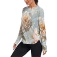 thumbnail image 2 of FORMRS Womens Long Sleeve Shirts UPF 50+ Sun Protection Quick Dry Fishing Hiking Tops, Size S-2XL, Whimsical Rose, 2 of 8