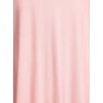 thumbnail image 5 of Women's Solid Casual Lightweight Relaxed Fit Short Sleeve Knit Tunic Top Dress, 5 of 5