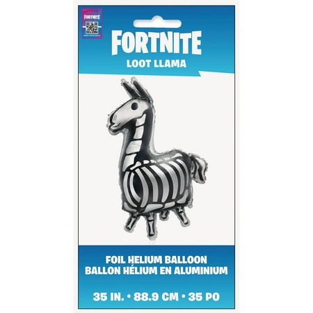 Unique Foil Fortnite Llama Shaped 35 in Party Balloon