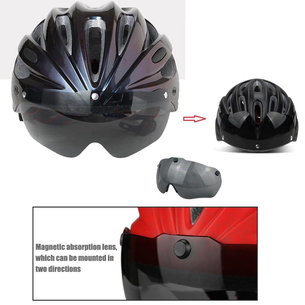 Axioma 3x Replacement s Lens Magnetic Len Visor for Bicycle Bike Helmet Repair Parts Components