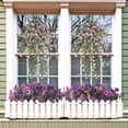 thumbnail image 4 of YiJuHui Artificial Morning Glory Garland, Realistic Silk Flower Hanging Vine, Fade-Proof Waterproof Outdoor Decor for Garden Wall Basket Patio Wedding Arch Home, 4 of 6