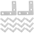 thumbnail image 2 of Bed Flat Bracket Heavy Duty L Bracket For Cabinet Stability 36Set, 2 of 4