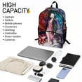 thumbnail image 5 of Demon Slayer Nezuko Backpack Bookbag Casual Daypack Travel Backpacks for Work Hiking Camping, 5 of 8