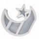 thumbnail image 3 of Molde de almacenamiento Bandeja de almacenamiento en forma de estrella de luna Decoración de silicona Molde organizador de manualidades DIY Vogacara HA003880-00, 3 of 6