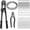 Style 1, variant on Tootaci 1/16 Wire Rope Kit, 50Ft Vinyl Coated Stainless Steel Cable with Crimping Tool Kit & Turnbuckle for Clothesline, String Light Hanging