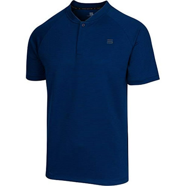 Three Sixty Six Three Sixty Six Collarless Golf Shirts for Men Men