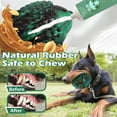 thumbnail image 6 of Babezdog Dog Toy for Aggressive Chewer Large Medium Nearly Indestructible Super Chew Dog Toys Squeaky Dog Birthday Toy Dog Toothbrush Interactive Tough Durable Dog Toys Natural Rubber, 6 of 8