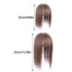 thumbnail image 3 of Heat Resistant Synthetic Wigs Straight Hair with Clips for Daily and Party Wear Clip On Hair Extension for Hair Styling light brown 25cm, 3 of 4